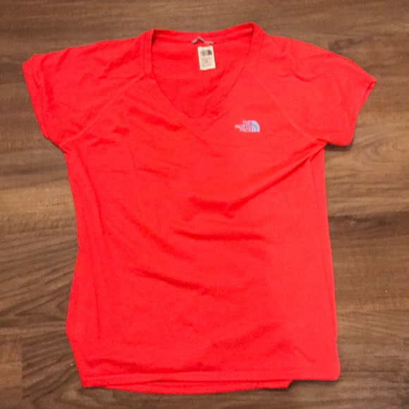 The North Face Tops - Bright coral north face tee